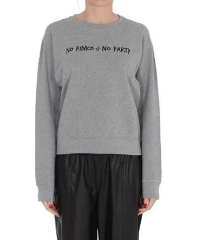 Shop Pinko Sweatshirt In Grey