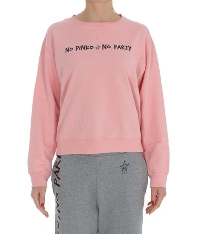 Shop Pinko Sweatshirt In Pink