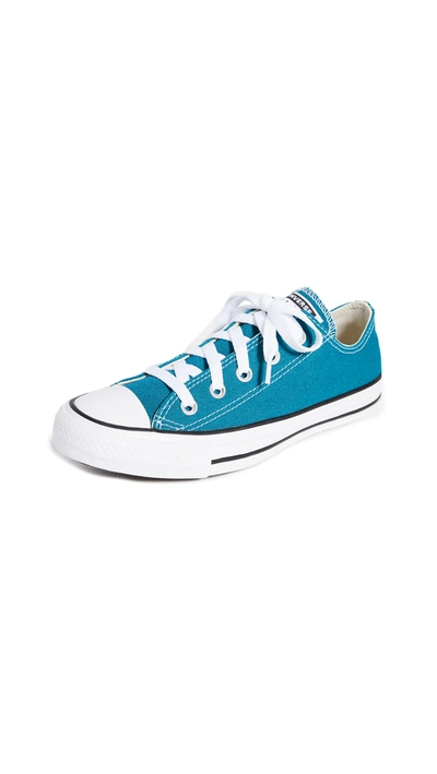 Shop Converse Chuck Taylor Ox Sneakers In Bright Spruce