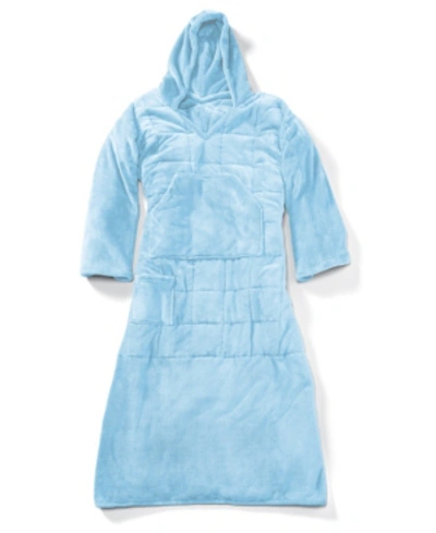 Shop Ella Jayne Wearable Weighted Snuggle Blanket In Light Blue
