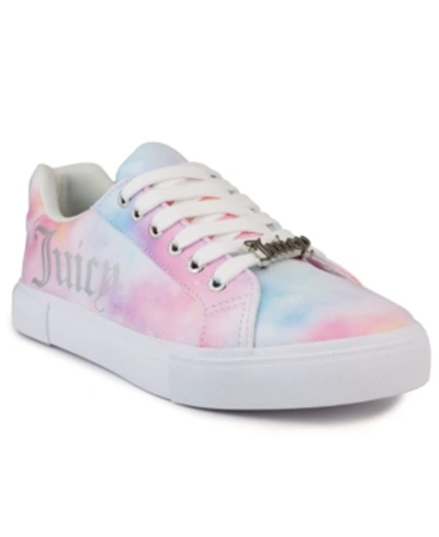 Shop Juicy Couture Women's Clarity Fashion Sneaker Women's Shoes In Pastel Tie Dye