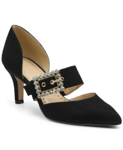 Shop Adrienne Vittadini Women's Nicki D'orsay Pump Women's Shoes In Black