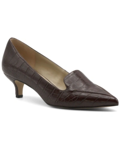 Shop Adrienne Vittadini Women's Scout Pump Women's Shoes In Dark Brown