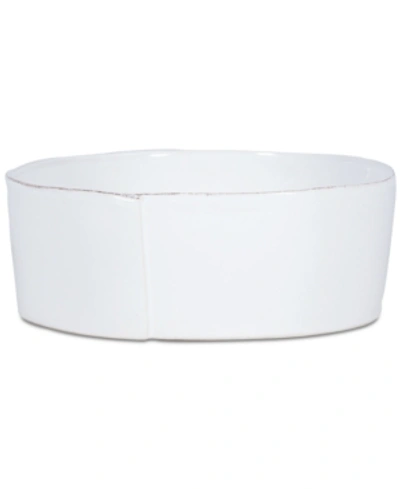 Shop Vietri Lastra Collection Large Serving Bowl In White