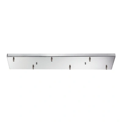 Elk Lighting 6 Light Rectangular Pan In Chrome In Chrome