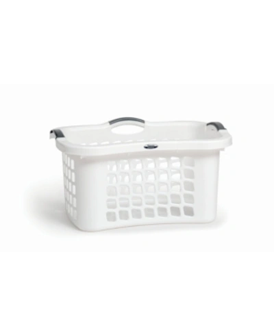 Shop Taurus Comfort Grip Clothes Basket In White