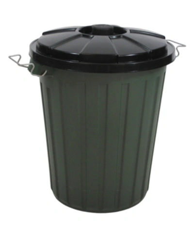 Shop Taurus 13.2 Gallon Garbage Bin With Latch On Lid In Green