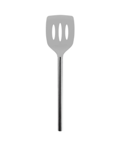 Shop Tovolo Silicone Slotted Turner In Oyster Gray