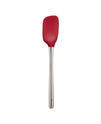 Shop Tovolo Flex-core Stainless Steel Handled Spoonula, Silicone Spoon Spatula Head In Cayenne