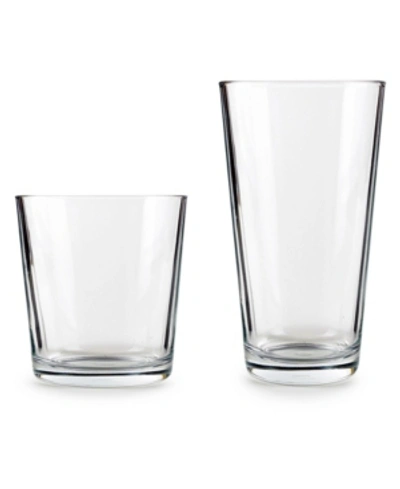 Shop Circle Glass Simple Home Entertaining Glasses, Set Of 12 In Clear