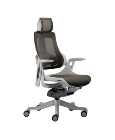 Shop Techni Mobili Lux Ergonomic Executive Chair In Gray