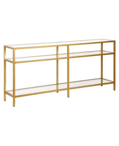 Shop Hudson & Canal Sivil Console Table In Gold-tone