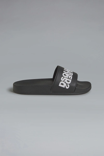 Shop Dsquared2 Kids Sandal In Black