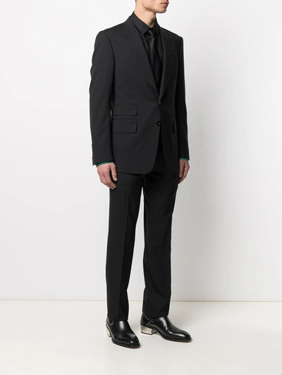 Shop Tom Ford Wool Suit In Black