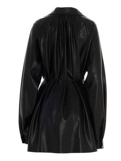 Shop Nanushka Black Dress