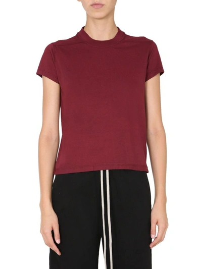 Shop Rick Owens Drkshdw Drkshdw By Rick Owens Women's Burgundy Other Materials T-shirt