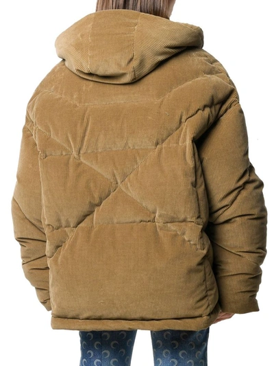 Shop Khrisjoy Women's Brown Polyamide Outerwear Jacket