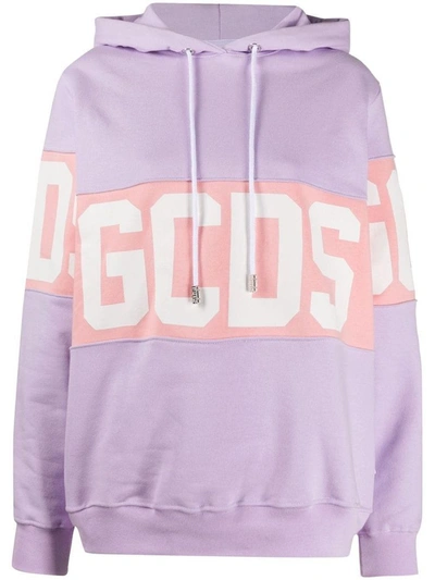 Shop Gcds Purple Sweatshirt