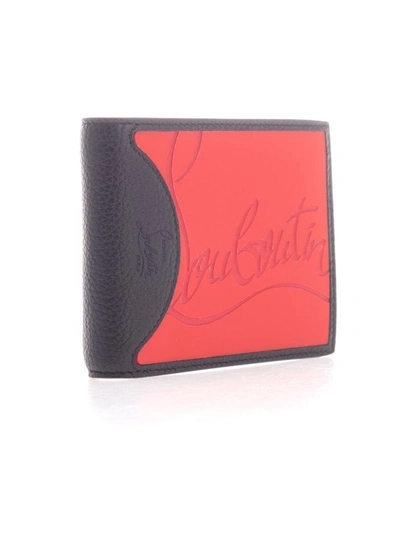 Shop Christian Louboutin Men's Black Leather Wallet