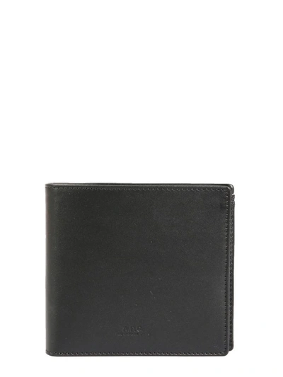 Shop Apc A.p.c. Men's Black Other Materials Wallet