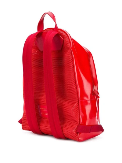 Shop Givenchy Men's Red Pvc Backpack