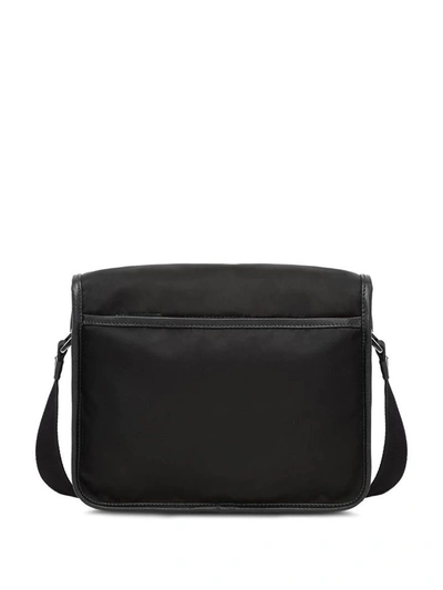 Shop Prada Men's Black Polyamide Messenger Bag