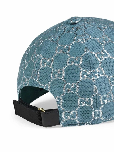 Shop Gucci Women's Light Blue Wool Hat