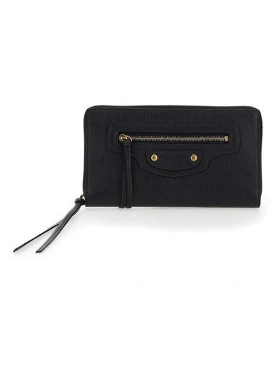 Shop Balenciaga Women's Black Other Materials Wallet