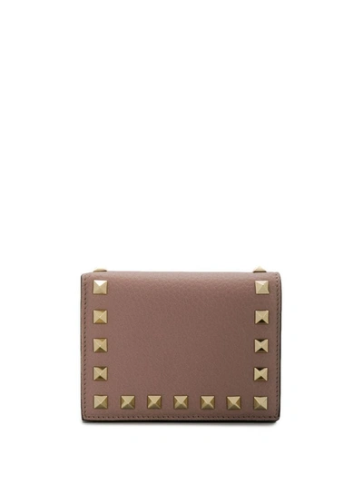 Shop Valentino Garavani Women's Pink Leather Wallet