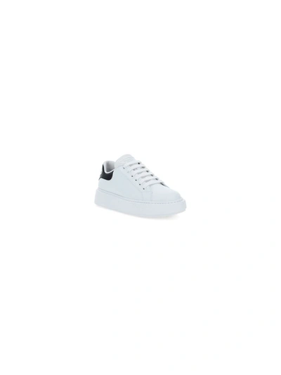 Shop Prada Women's White Other Materials Sneakers