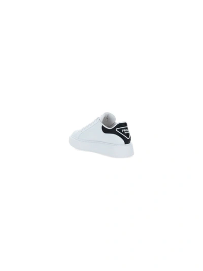 Shop Prada Women's White Other Materials Sneakers