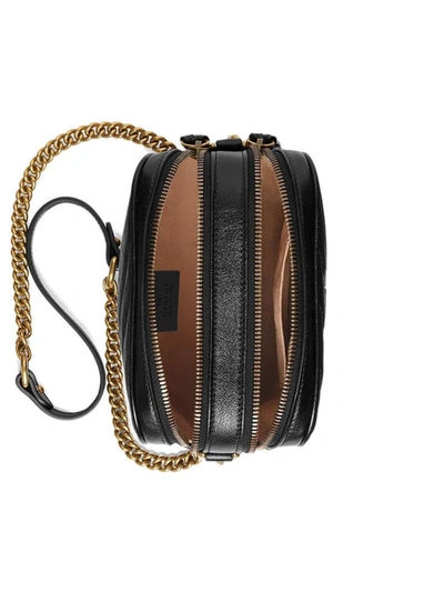 Shop Gucci Women's Black Leather Shoulder Bag