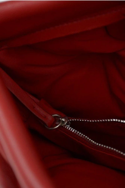 Shop Maison Margiela Women's Red Leather Pouch