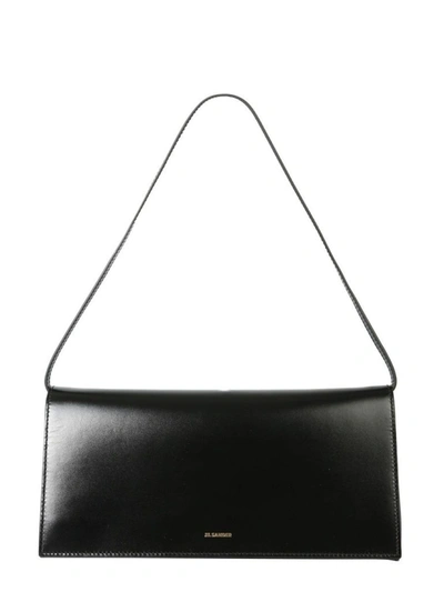 Shop Jil Sander Women's Black Shoulder Bag