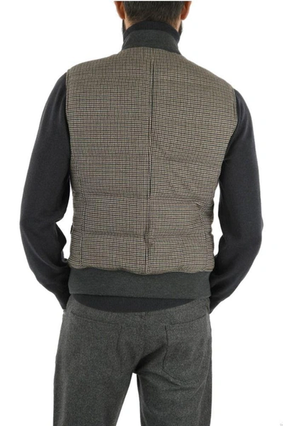 Shop Brunello Cucinelli Men's Multicolor Wool Vest