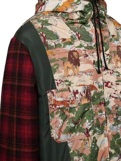 Shop Gucci Men's Green Wool Outerwear Jacket
