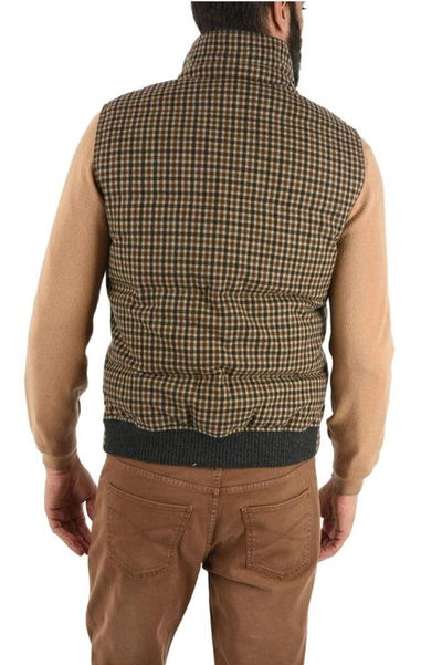 Shop Brunello Cucinelli Men's Multicolor Cashmere Vest