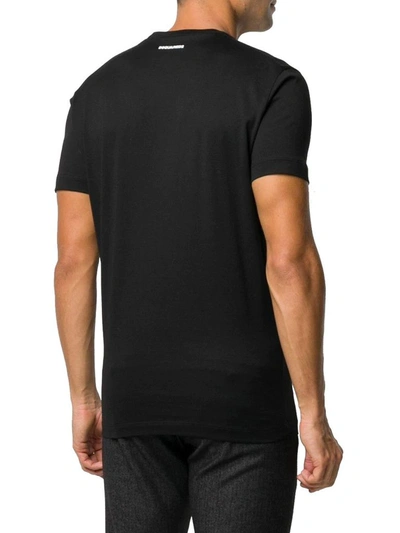 Shop Dsquared2 Men's Black Cotton T-shirt