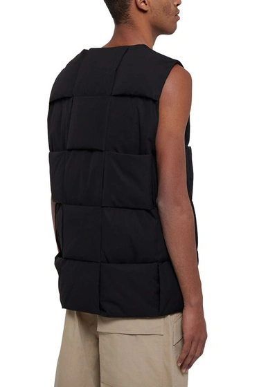 Shop Bottega Veneta Men's Black Cotton Vest