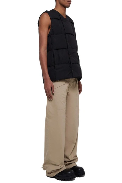 Shop Bottega Veneta Men's Black Cotton Vest
