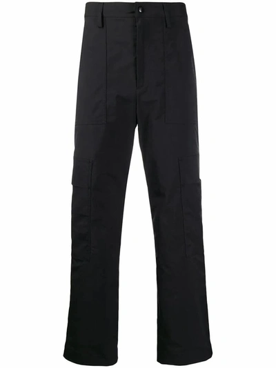 Shop Valentino Men's Black Polyester Pants