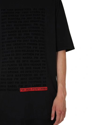 Shop Rick Owens Drkshdw Drkshdw By Rick Owens Men's Black Other Materials T-shirt
