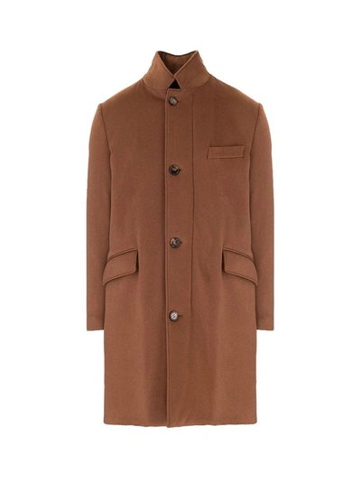 Shop Loro Piana Men's Brown Cashmere Coat