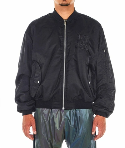 Shop Marcelo Burlon County Of Milan Marcelo Burlon Men's Black Jacket