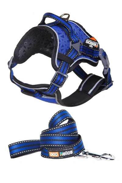 Shop Petkit Small Blue Helios Dog Chest Compression Leash & Harness Combination