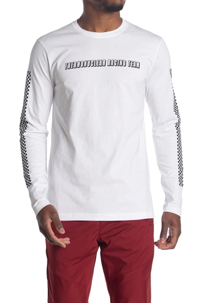 Shop Oakley Thermonuclear Racing Team Long Sleeve T-shirt In White