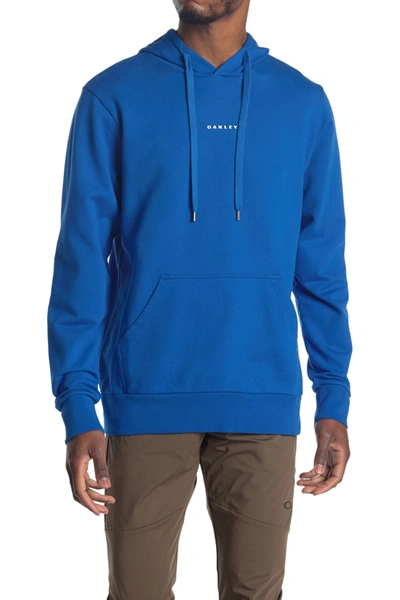 Shop Oakley Evolution Pullover Hoodie In Uniform Blue