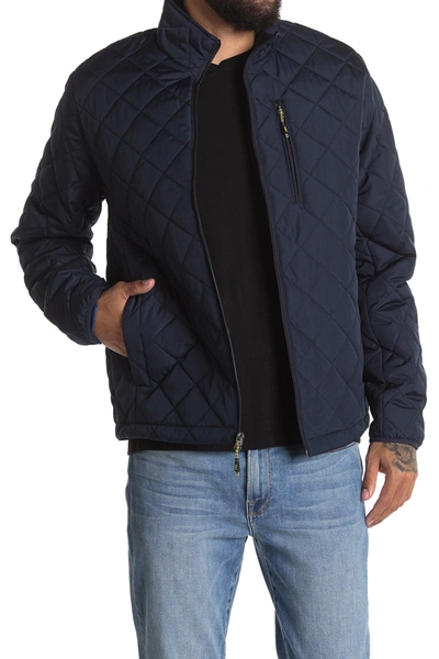 Shop Hawke & Co. Quilted Jacket In Hwk Navy