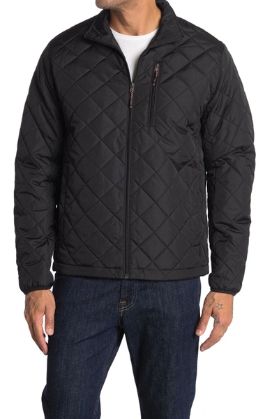 Shop Hawke & Co. Quilted Jacket In Black