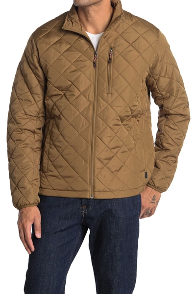 Shop Hawke & Co. Quilted Jacket In Bark